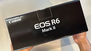 Canon EOS R6 Mark II Unboxing 2499 [upl. by Hafeetal674]