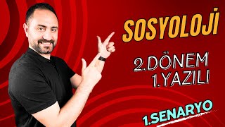 SOSYOLOJİ 2DÖNEM 1YAZILI SINAVI  💯 1SENARYO 💯 [upl. by Bonacci245]