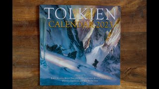 Hobbit News Tolkien Calendar 2023 Unboxing [upl. by Renate199]