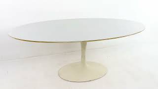 Eero Saarinen for Knoll Mid Century Dining Table [upl. by Howenstein]