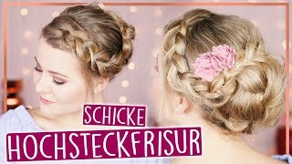 EASY HOCHSTECKFRISUR  Für Mittel amp Lange Haare  MayBePerfect [upl. by Irol100]