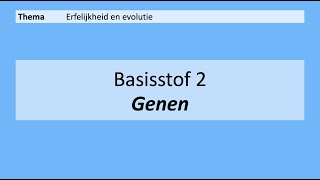 VMBO 3  Erfelijkheid en evolutie  2 Genen  8e Editie [upl. by Noslen]