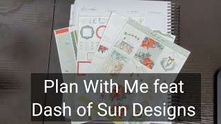 Plan With Me feat Dash of Sun Designs [upl. by Nofets]