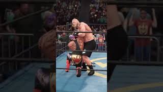 Rey mysterio Vs Brock Lesnar Gameplay wwe2k22 [upl. by Leuneb]