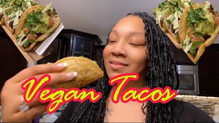 First Time Making Vegan Tacos 🌱 🌮 [upl. by Ondrea741]