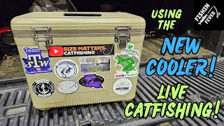 Live Catfishing and Thank You for the Cooler and Stickers [upl. by Hcir]