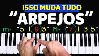 2 ARPEJOS FÁCEIS PARA PREENCHER QUALQUER MÚSICA NO TECLADO  NATU SIMÃO [upl. by Gati]