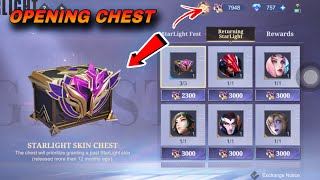 STARLIGHT SKIN CHEST ‼️ SKIN PROBABILITY PART ✅ [upl. by Vivie]