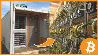 He Turned a Shipping Container into a Bitcoin Mining Farm [upl. by Roydd]