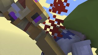 Gold Experience Beatdown  JoJo Minecraft Animation [upl. by Aicirtan]