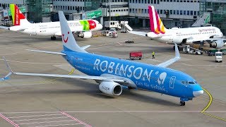 Düsseldorf Airport Planespotting incl Nesma Just Us Air Orange2Fly Anda Blue Air etc [upl. by Idolla]