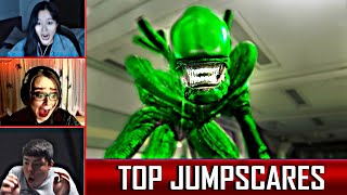 Alien Isolation Top Twitch Jumpscares Compilation  Horror Games Best Moments [upl. by Eidna]