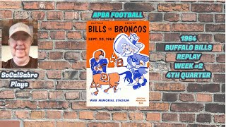 APBA Football  Week 2  1964 [upl. by Htebazle736]