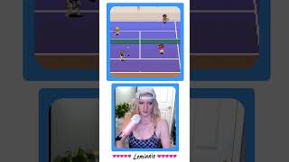 Its a Tennis Rush is that a thing shorts youtubeshorts nintendo retro snes switch tennis [upl. by Relyk]