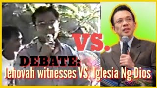 DEBATE Saksi ni Jehovah VS Iglesia ng Dios  Bro Eli Soriano Vs Ronald Obidos [upl. by Yelime]