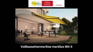 Vollkassettenmarkise markilux MX 3 [upl. by Ellebasi]