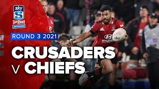 Super Rugby Aotearoa  Crusaders v Chiefs  Rd 3 Highlights [upl. by Bonita]