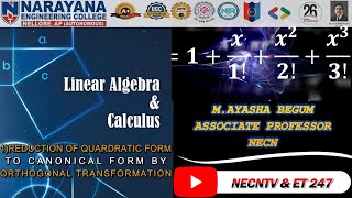 Maths  Linear Algebra amp Calculus  M1 JNTUA  R23  Syllabus  Important Topic by M Ayasha Begum [upl. by Lattie406]