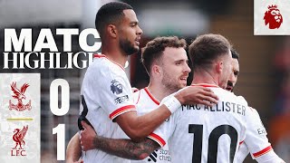 Crystal Palace vs Liverpool  Match Highlights Diogo Jota WINNER [upl. by Harhay186]