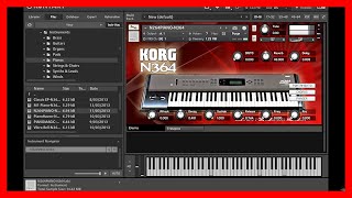 Piano KORG N364 Samples Gratis Para Kontakt 6 nki [upl. by Emmalee]