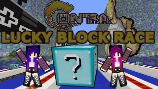 Minecraft Contra Lucky Block Race  Diamond Lucky Block [upl. by Tynan]