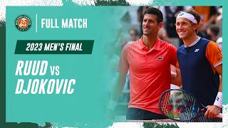 Djokovic vs Ruud 2023 Mens final Full Match  RolandGarros [upl. by Ahseram52]