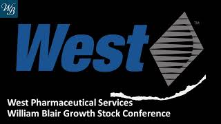 West Pharmaceutical Services NYSE WST AT William Blair Growth Stock Conference [upl. by Eehsar554]