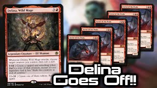 MTG CMDR Gameplay  Delina vs Piru vs Tovolar vs Nalia  tribalkai [upl. by Liag]