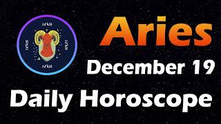 Aries Horoscope Today Aries Tarot today 19th December 2023 AriesHoroscope Horoscopia AriesTarot [upl. by Otreblanauj843]