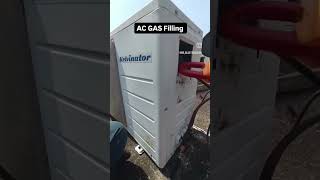 Ac gas filling work acwork gas workelectric electrician [upl. by Assenat727]