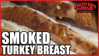 How to Smoke Turkey Breast  Recipe [upl. by Lynett]