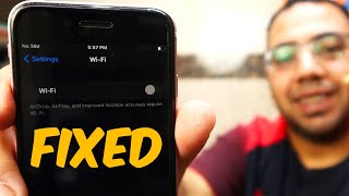 How to Fix iPhone 7 WIFI not Working  Grayed Out WiFi [upl. by Inavoig]