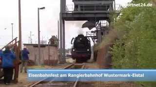 Eisenbahn in WustermarkElstal mit Hystorischer Dampflok [upl. by Camel760]