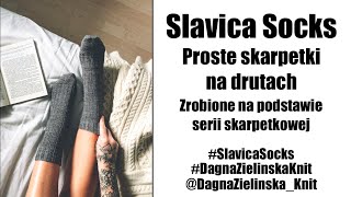 Slavica Socks Klasyczne skarpetki z prostym wzorem [upl. by Ettennig]