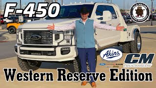 Ford F450 Platinum WESTERN Reserve Edition CM Truck Beds 2022 CUSTOM Super Duty [upl. by Georgine]