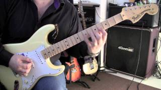 Fender Malmsteen Strat test drive [upl. by Asssilem393]