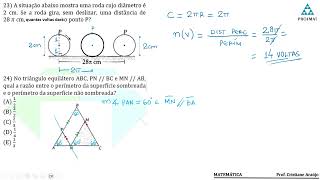 ENA 2025  Lista 03 Q 23 e 24 [upl. by Airolg]