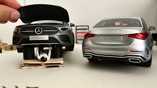 MercedesBenz AClass Vs CClass Together The Beauties of My Collection  118 Scale Diecast Cars [upl. by Marie-Ann]