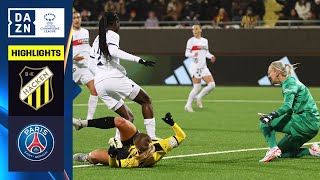 HIGHLIGHTS  BK Häcken vs PSG UEFA Womens Champions League 202324 Quarterfinal First Leg [upl. by Nichol348]