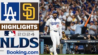 Los Angeles Dodgers vs San Diego Padres Game 5 Full Highlights  NLDS  10112024 [upl. by Lachus862]