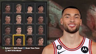 NBA 2K24 ZACH LAVINE FACE CREATION BEST FACE CREATION 2K24 [upl. by Alaecim]