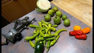 HOW I MAKE CHOW CHOW RELISH [upl. by Nehcterg]