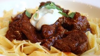 Beef Goulash  Hungarian Beef Goulash Recipe  Paprika Beef Stew [upl. by Gollin619]