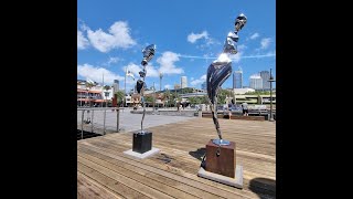 ArtPark Sculpture Walk Woolloomooloo Wharf Sydney [upl. by Ajdan]