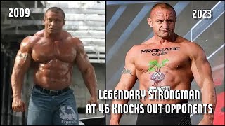 At 46 KNOCKS OUT OPPONENTS  LEGENDARY MARIUSZ PUDZIANOWSKI in BUSINESSES 2023 HD [upl. by Nuavahs]