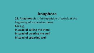 Define Anaphora [upl. by Eahcim]