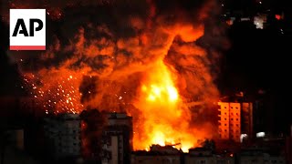 Video captures large explosion in Beirut as Israel strikes hit Lebanon [upl. by Weiler]