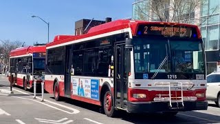 TTC Bus 1215 Line 2 Subway Shuttle Schedule and Updates [upl. by Neillij961]