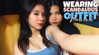 WEARING SCANDALOUS OUTFIT PRANK  Valerie Urbano [upl. by Latif182]