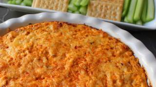 Buffalo Chicken Dip Spicy Baked Buffalo Chicken Dip  Super Bowl Party Special [upl. by Assirrac]